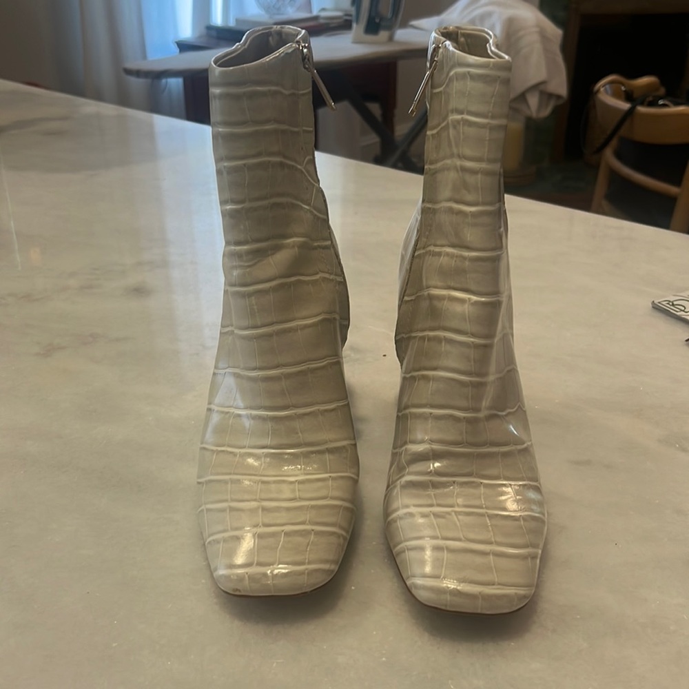 White Codie Booties